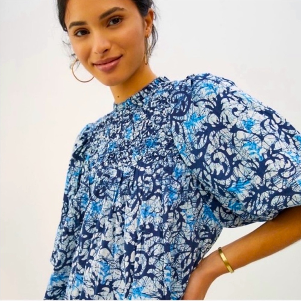 Anthropologie Love the Label Andrea Puff Sleeved Mini Dress XS - Picture 9 of 9